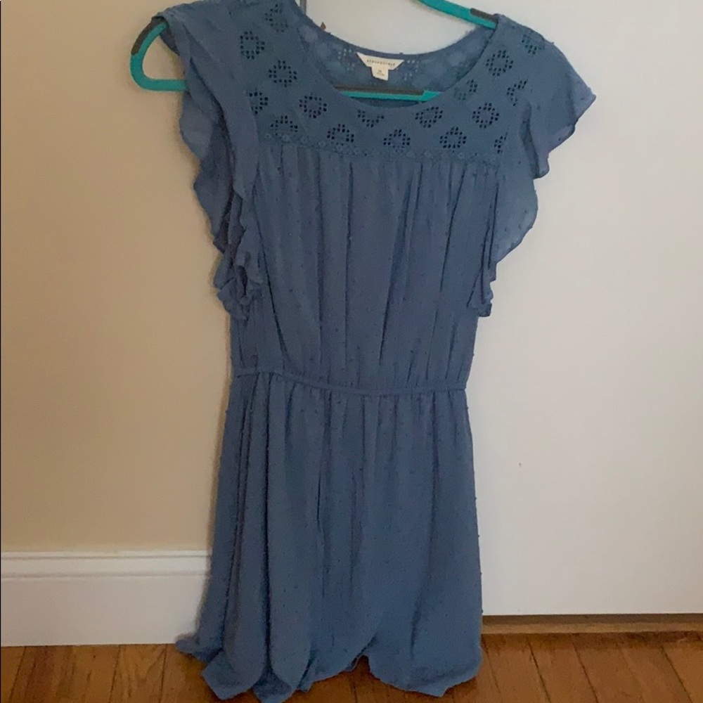 Baby blue dress